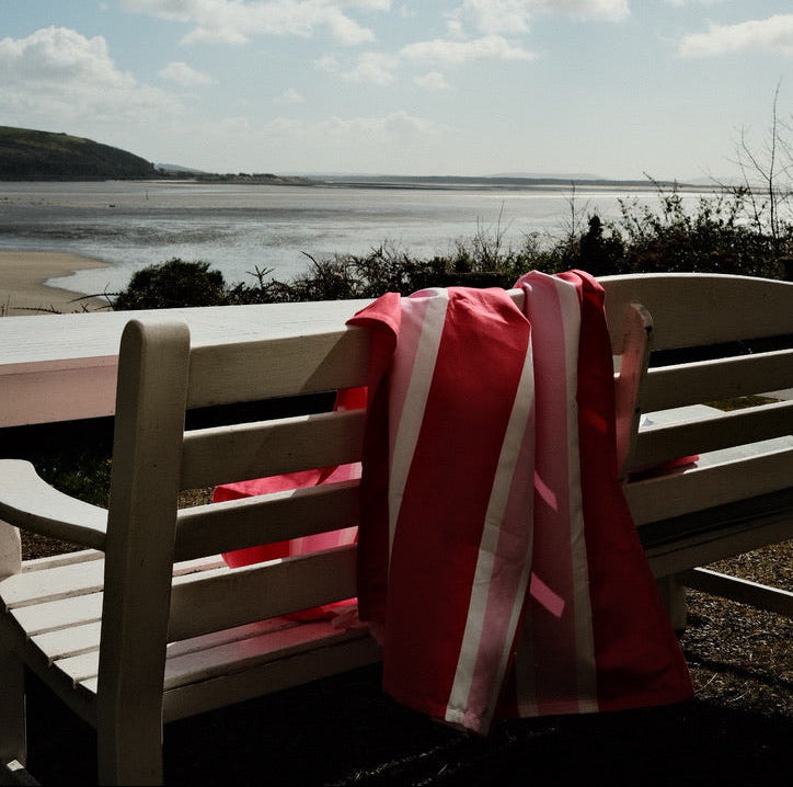 Pink Stripe Beach Bunk