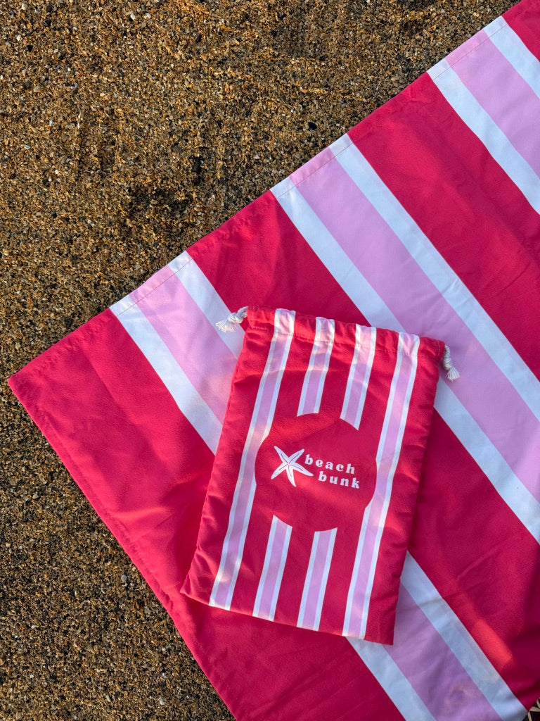 Pink Stripe Beach Bunk