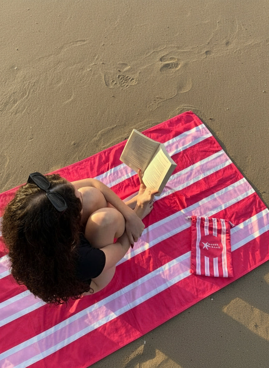 Pink Stripe Beach Bunk