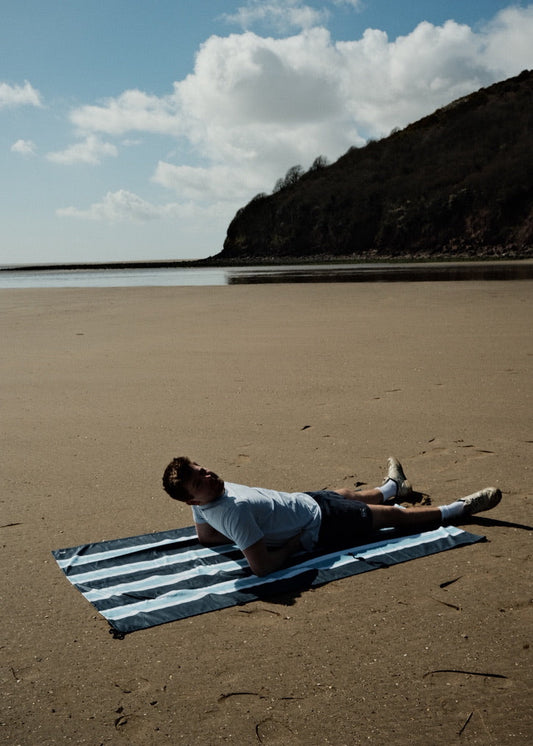 Blue Stripe Beach Bunk