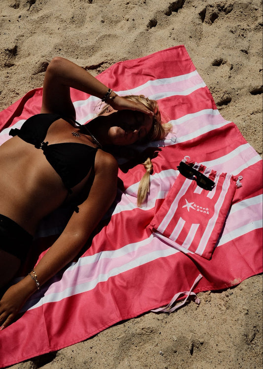 Pink Stripe Beach Bunk
